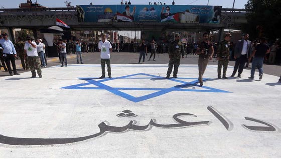 احراق العلم الاسرائيلي والسعودي والامريكي في يوم القدس بطهران صورة رقم 3