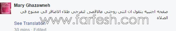  صور منال موسى تزور قبة الصخرة بالحجاب والجمهور ينتقدها: ازيلي طلاء الاظافر! صورة رقم 5