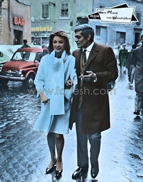 بالصور.. اكثر من حب في حياة عمر الشريف والحب الارسخ لفاتنة حمامة صورة رقم 11