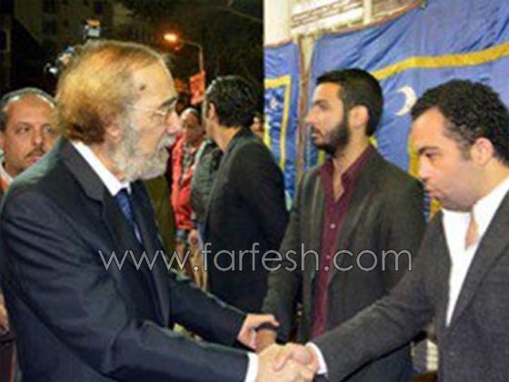  صور الفنانين الذين حضروا عزاء الفنان الراحل عمر الشريف صورة رقم 3