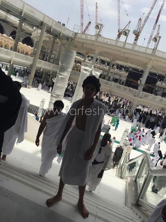 صور احلام مع ابنها فهد أثناء أداء العمرة  في السعودية صورة رقم 5