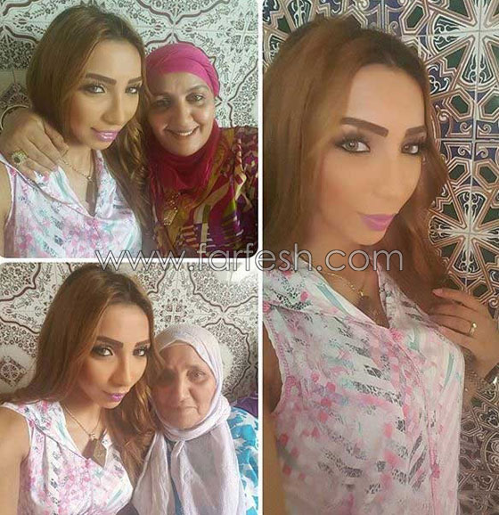  صور دنيا بطمة تحتفل بعيد الفطر مع والدتها وجدتها  صورة رقم 1