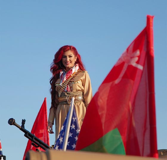 أغاني نجمة البوب الكردية تشحن المقاتلين ضد تنظيم داعش بالعزيمة صورة رقم 6