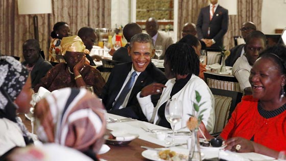 الامن يخلي العاصمة المزدحمة لدى زيارة اوباما لكينيا مسقط راس والده صورة رقم 4