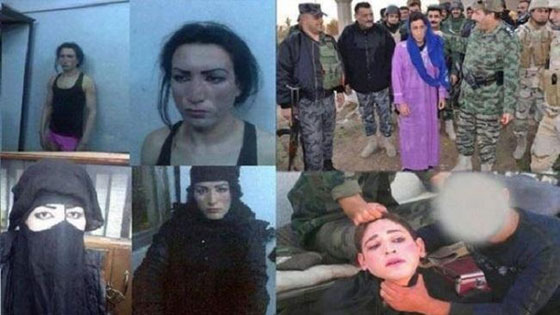 عناصر داعش يفرون بمجموعات من الانبار متخفين بلباس نسائي صورة رقم 1 عناصر داعش يفرون بمجموعات من الانبار متخفين بلباس نسائي صورة رقم 1