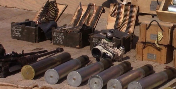 داعش ينشر صور أسلحة وعتاد يدعي انه اغتنمها من الجيش المصري بسيناء صورة رقم 1 داعش ينشر صور أسلحة وعتاد يدعي انه اغتنمها من الجيش المصري بسيناء صورة رقم 1
