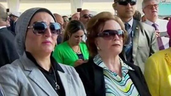 بالفيديو.. انتصار السيسي سيدة مصر الاولى تظهر لاول مرة صورة رقم 1