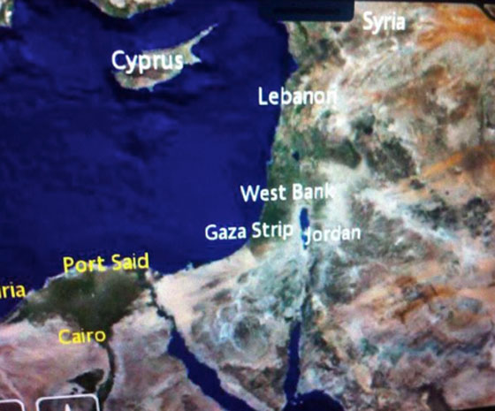 الخطوط الجوية الفرنسية تشطب اسرائيل عن الخارطة لتحل مكانها غزة صورة رقم 1 الخطوط الجوية الفرنسية تشطب اسرائيل عن الخارطة لتحل مكانها غزة صورة رقم 1