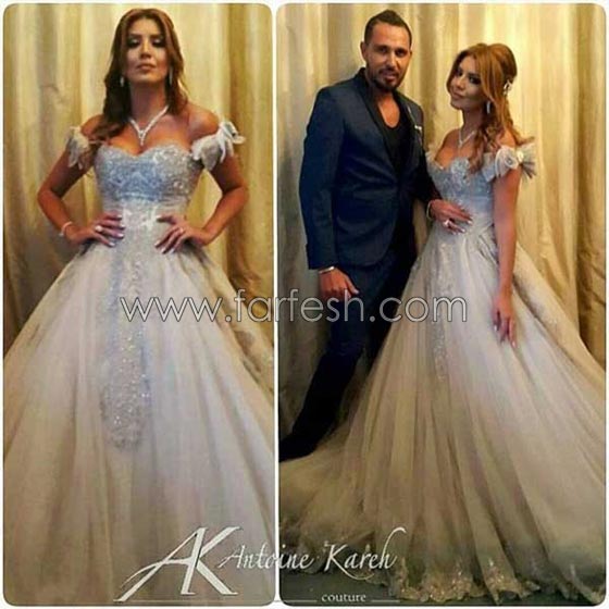 صور وفيديو  امل بوشوشة في حفل زفافها الذي اتسم بالطابع الجزائري صورة رقم 11