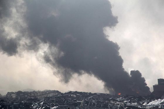 انباء عن سقوط عشرات الضحايا في انفجار هائل في شمال الصين صورة رقم 7