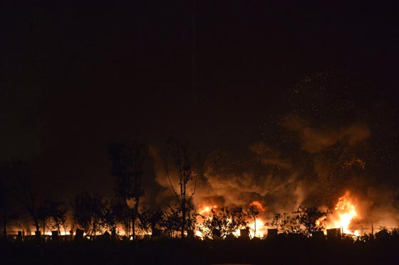 انباء عن سقوط عشرات الضحايا في انفجار هائل في شمال الصين صورة رقم 4