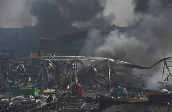 انباء عن سقوط عشرات الضحايا في انفجار هائل في شمال الصين صورة رقم 21