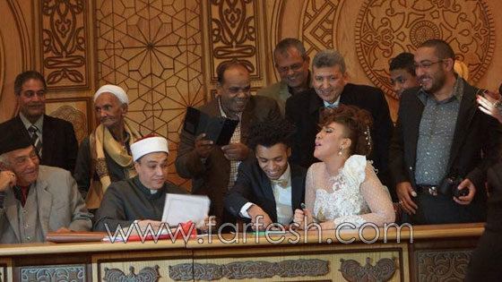 صور زفاف مي كساب واوكا وانسحاب الراقصة دينا بسبب محمد حماقي صورة رقم 2