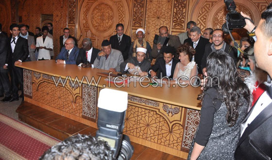 صور زفاف مي كساب واوكا وانسحاب الراقصة دينا بسبب محمد حماقي صورة رقم 4