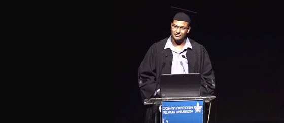 جامعي مصري تحدى الكل ودرس في تل ابيب.. استمع الى ما قاله صورة رقم 1 جامعي مصري تحدى الكل ودرس في تل ابيب.. استمع الى ما قاله صورة رقم 1