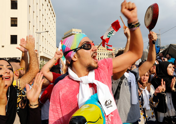  مواجهات عنيفة وعشرات الجرحى في بيروت خلال حملة طلعت ريحتكم صورة رقم 2