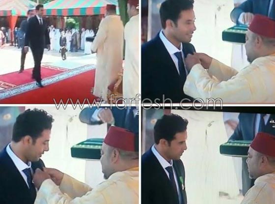 صور الفنان سعد المجرد ينال من ملك المغرب وسام المكافأة الوطنية   صورة رقم 6