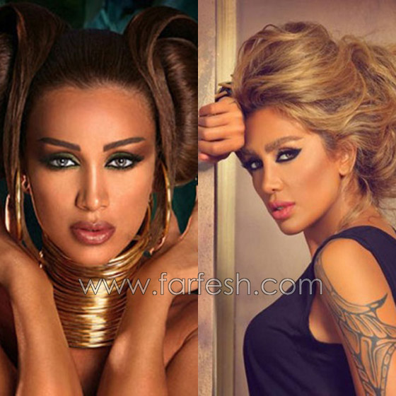 بالصور.. شاهد كم يغير تجميل الحواجب والشفاه في اطلالة الفنانات صورة رقم 3