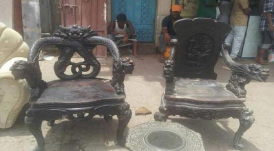 بالفيديو.. أثاث ملكة بريطانيا التي زارت اليمن قبل 61 عاما للبيع! صورة رقم 7