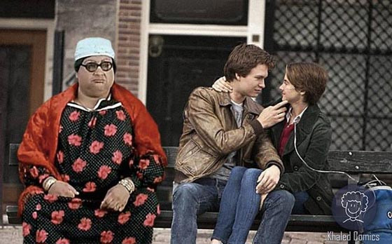 فوتوشوب: صور فنانين عرب في مشاهد افلام عالمية وفنانين اجانب في افلام مصرية صورة رقم 21