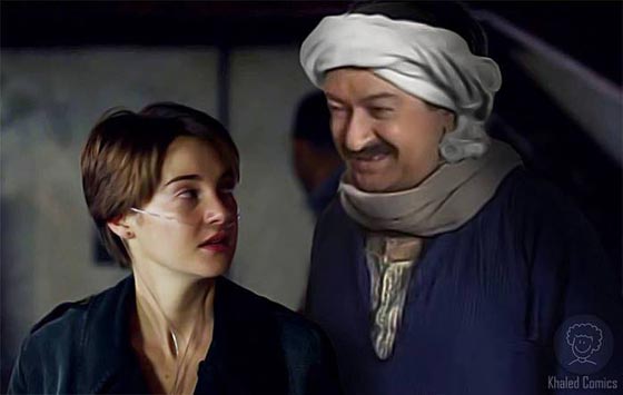 فوتوشوب: صور فنانين عرب في مشاهد افلام عالمية وفنانين اجانب في افلام مصرية صورة رقم 10