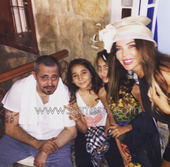 صور مي حريري وابنتها سارة مع سلطان الطرب جورج وسوف صورة رقم 3