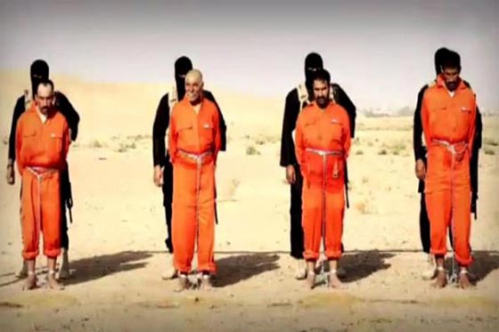 بالفيديو.. وحشية داعش تصل حد شوي العراقيين بالنار وهم احياء! صورة رقم 1 بالفيديو.. وحشية داعش تصل حد شوي العراقيين بالنار وهم احياء! صورة رقم 1