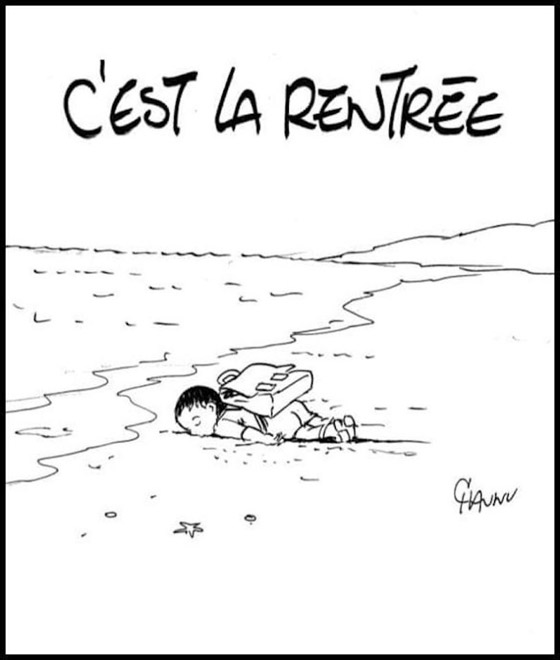 رسومات كاريكاتير مؤثرة تعكس مشاعر الفنانين تجاه غرق الطفل السوري صورة رقم 7 رسومات كاريكاتير مؤثرة تعكس مشاعر الفنانين تجاه غرق الطفل السوري صورة رقم 7