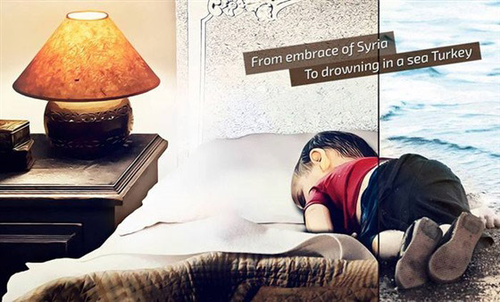 رسومات كاريكاتير مؤثرة تعكس مشاعر الفنانين تجاه غرق الطفل السوري صورة رقم 11 رسومات كاريكاتير مؤثرة تعكس مشاعر الفنانين تجاه غرق الطفل السوري صورة رقم 11