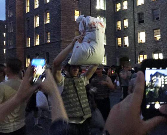 معركة الوسائد الامريكية تتحول الى حرب دموية شرسة صورة رقم 5