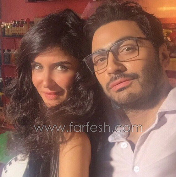 تامر حسني ينشر فيديو غادة عادل تقفز صارخة من قرد هاجمها في فيلم اهواك صورة رقم 6