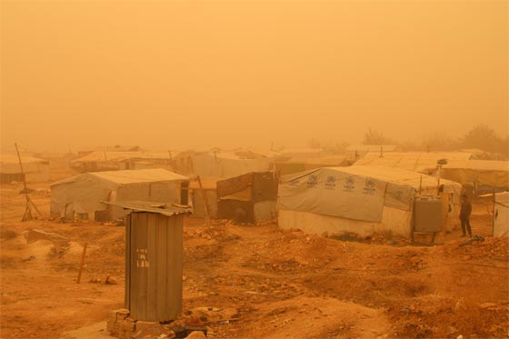 الشرق الاوسط يغرق في عاصفة ترابية.. وهذه هي آثارها المدمرة صورة رقم 20