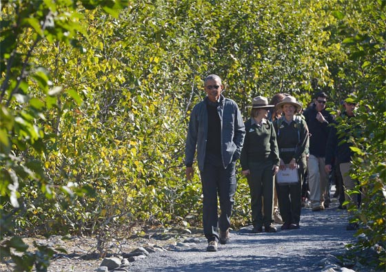اوباما يكشف عن انبهاره بالطبيعية الألاسكية.. بالصور صورة رقم 8