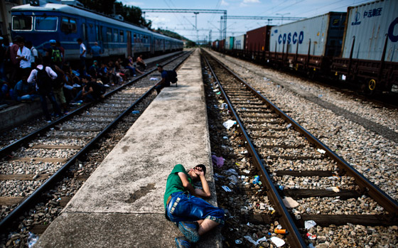 لاجئون يتعرضون للضرب بالهراوات بعد رحلة عذاب الى مقدونيا صورة رقم 12 لاجئون يتعرضون للضرب بالهراوات بعد رحلة عذاب الى مقدونيا صورة رقم 12