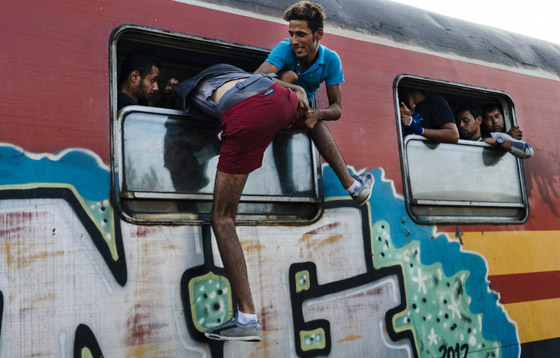 لاجئون يتعرضون للضرب بالهراوات بعد رحلة عذاب الى مقدونيا صورة رقم 13 لاجئون يتعرضون للضرب بالهراوات بعد رحلة عذاب الى مقدونيا صورة رقم 13