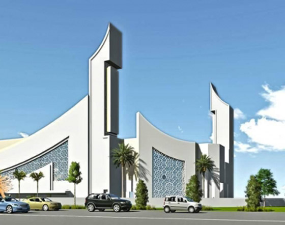 مليونير اردني يبني مسجدا على شكل طائرة حربية تكريما للكساسبة صورة رقم 6