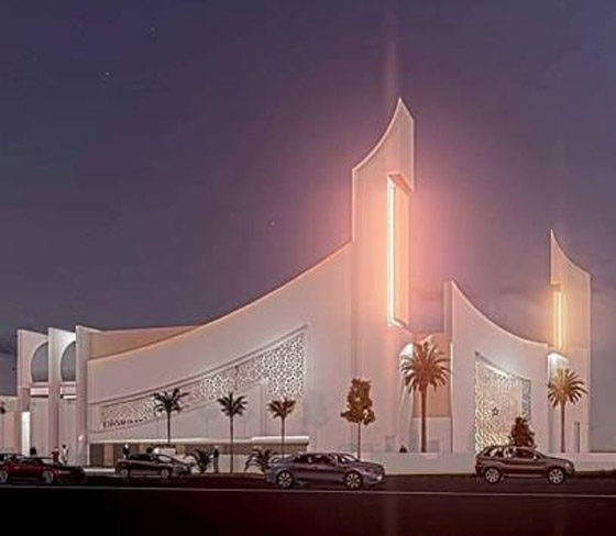 مليونير اردني يبني مسجدا على شكل طائرة حربية تكريما للكساسبة صورة رقم 1