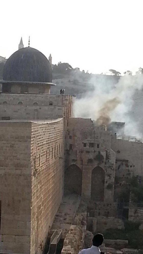 جيش اسرائيل يهاجم المسجد الاقصى ويوقع عشرات الاصابات بين المصلين صورة رقم 1
