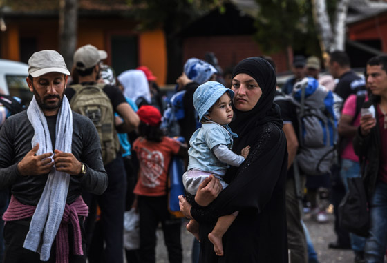 دخول 1300 مهاجر من كرواتيا الى صربيا بعد صدامات عنيفة صورة رقم 27