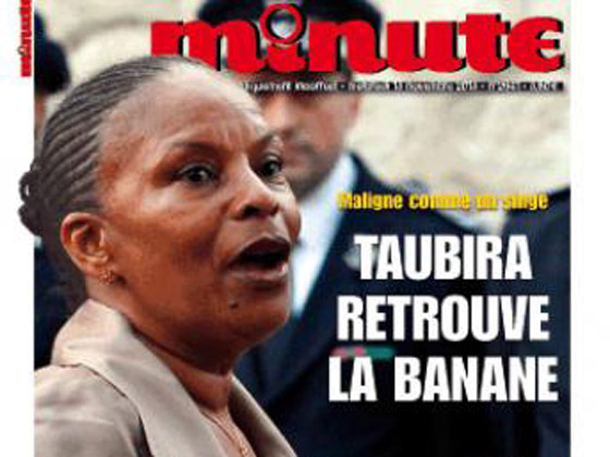 تغريم مجلة فرنسية شبّهت وزيرة العدل سوداء البشرة بالقرد صورة رقم 1 تغريم مجلة فرنسية شبّهت وزيرة العدل سوداء البشرة بالقرد صورة رقم 1