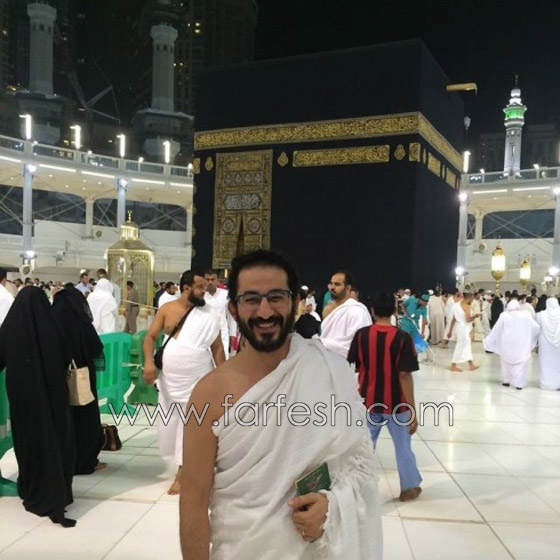  صور الفنانين والفنانات العرب يؤدون فريضة الحج صورة رقم 1