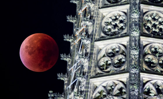 هل ننتظر المزيد من الكوارث؟ ظهور قمر الدم مجددا فجر اليوم صورة رقم 3 هل ننتظر المزيد من الكوارث؟ ظهور قمر الدم مجددا فجر اليوم صورة رقم 3