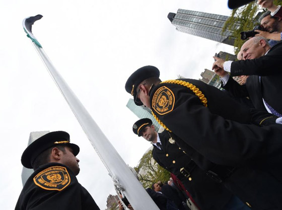 فلسطين ترفع علمها في الامم المتحدة لاول مرة.. وعباس يقول لاسرائيل لا صورة رقم 5