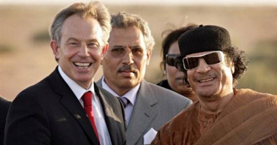 كشف جديد.. بلير نصح القذافي بالتنحي.. قبل الوصول الى نقطة اللاعودة صورة رقم 4 كشف جديد.. بلير نصح القذافي بالتنحي.. قبل الوصول الى نقطة اللاعودة صورة رقم 4