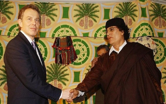 كشف جديد.. بلير نصح القذافي بالتنحي.. قبل الوصول الى نقطة اللاعودة صورة رقم 1 كشف جديد.. بلير نصح القذافي بالتنحي.. قبل الوصول الى نقطة اللاعودة صورة رقم 1