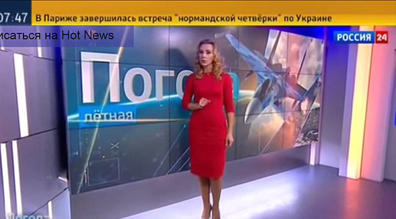 خبيرة الطقس االروسية الجميلة تطمئن: روسيا تمطر سوريا بالقصف صورة رقم 1