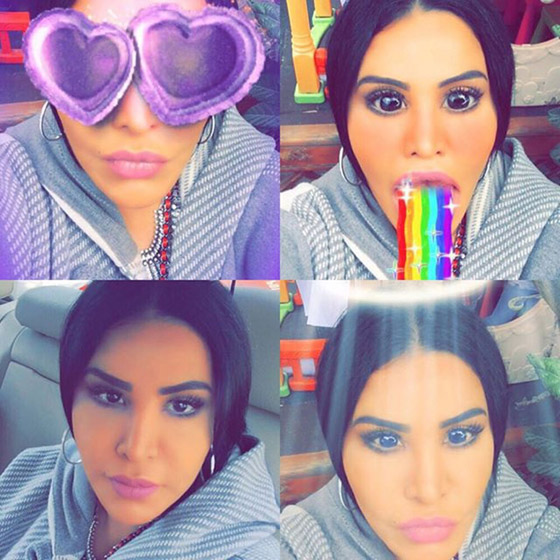 صور فنانات قمن بتغيير ملامحهن بـ (تطبيق الكتروني)  صورة رقم 2