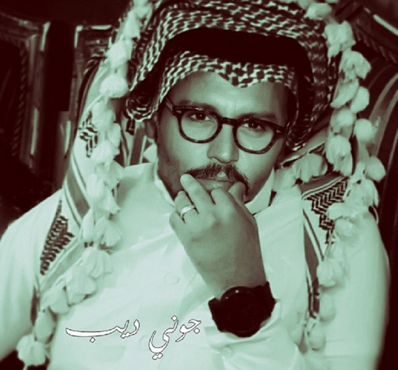صور فنانين ومشاهير عالميين يرتدون الزي العربي التقليدي صورة رقم 3