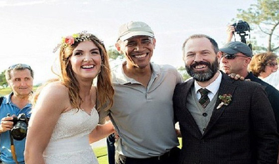 لقاء مصادفة مع اوباما يدخل بهجة مضافة لفرح عروسين صورة رقم 4 لقاء مصادفة مع اوباما يدخل بهجة مضافة لفرح عروسين صورة رقم 4