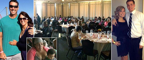 بعد الغاء العرس.. عائلة امريكية تدعو المشردين لتناول العشاء الفاخر صورة رقم 1